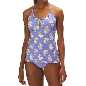 Patagonia glassy dawn tankini swim top palm leaf